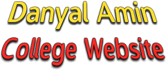 Danyal Amin's college website