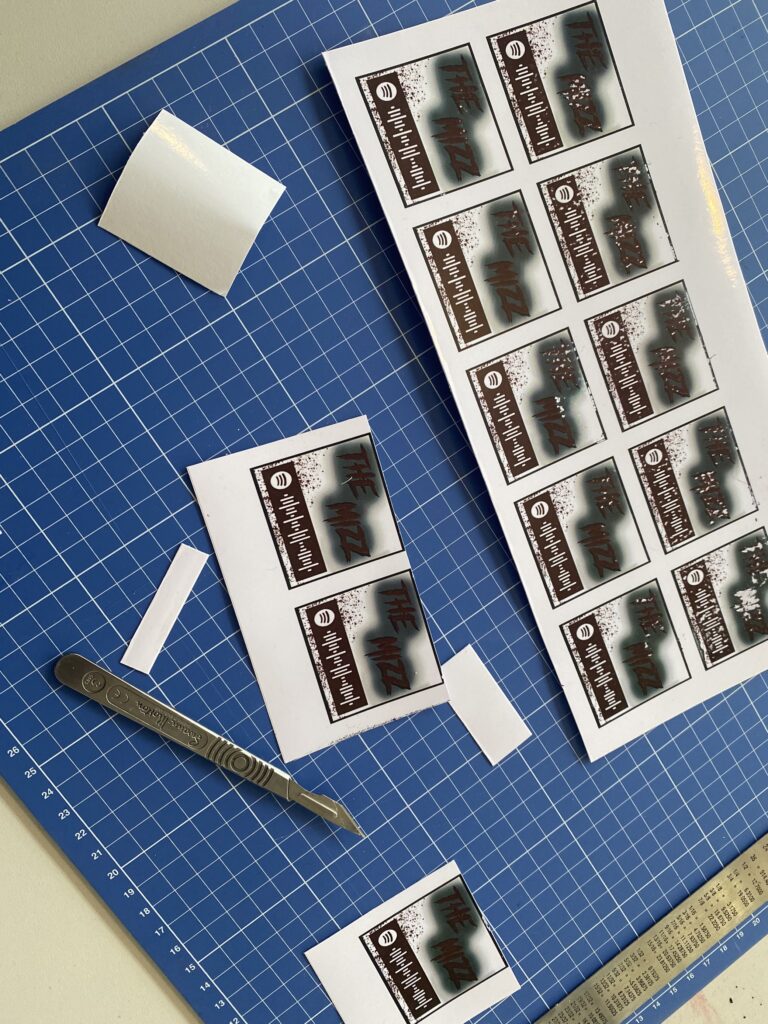 Label Sticker Process Sticker Making Process 2 – Faye Quirie